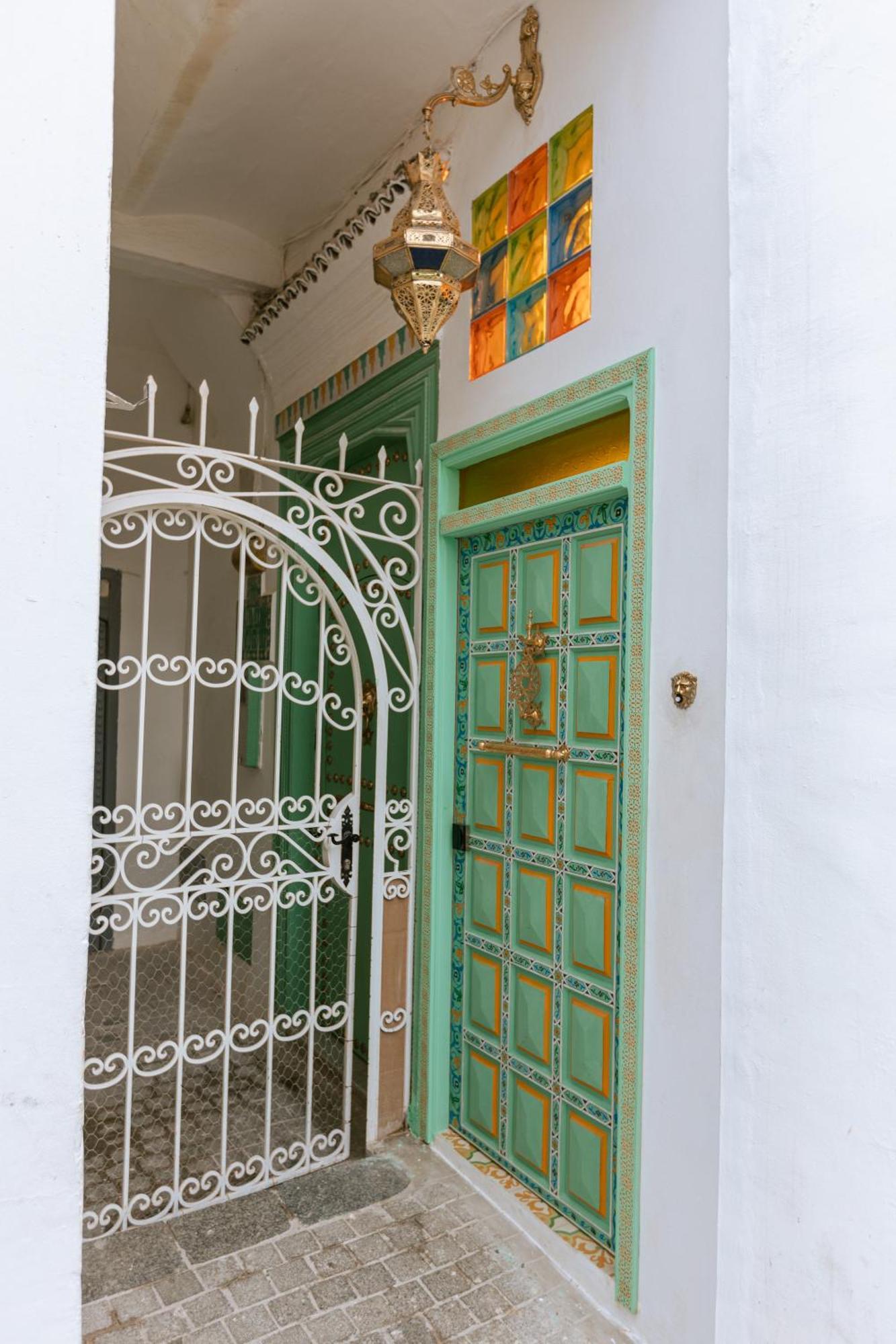 Colorful Traditional Riad W/Views Of Spain Танжер Экстерьер фото